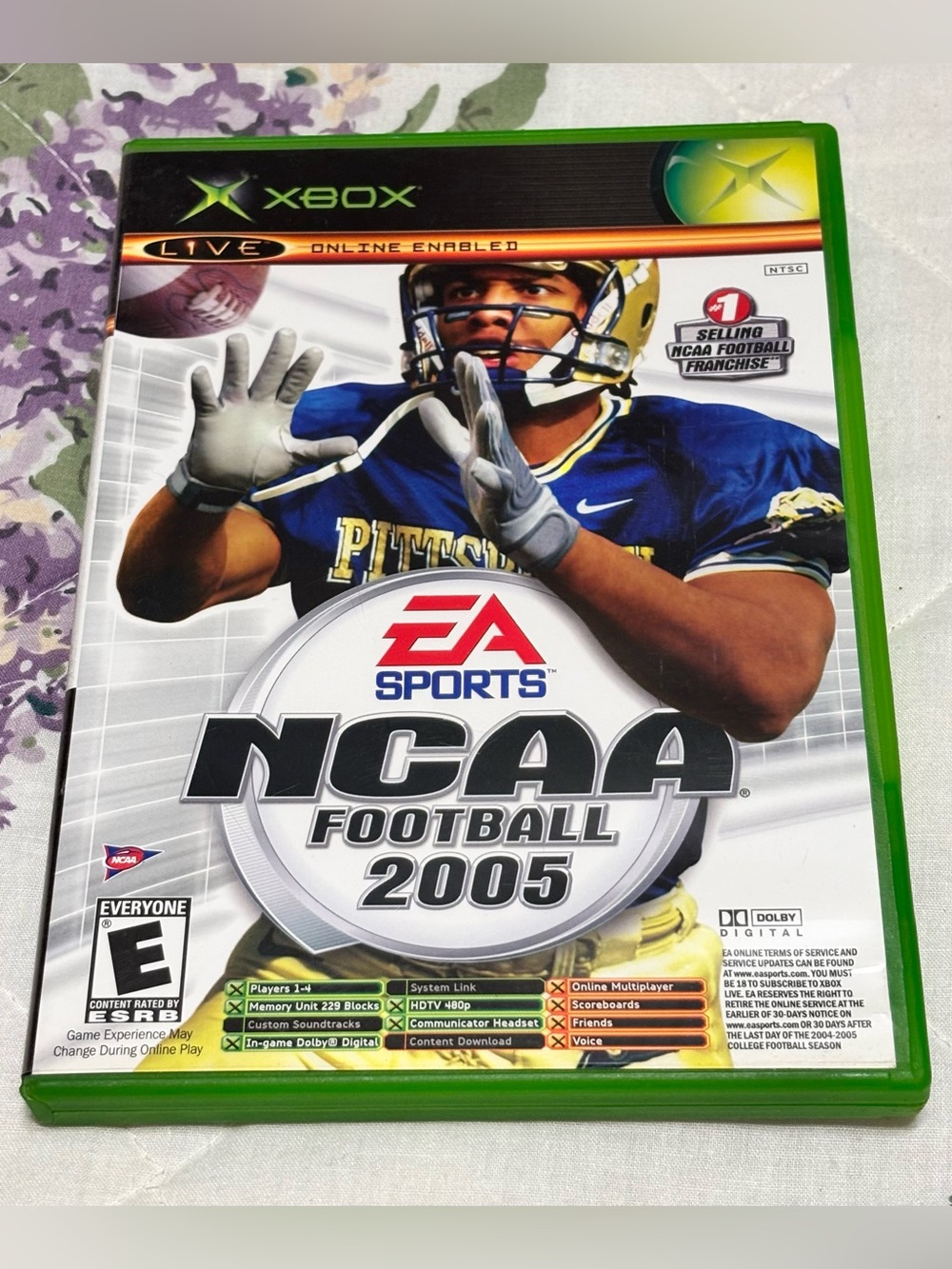 NCAA Football 2005 for Xbox - White/Green Case XBOX GAME